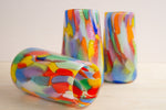Maria Ida Designs: Rainbow Crackle Vase