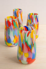 Maria Ida Designs: Rainbow Crackle Vase