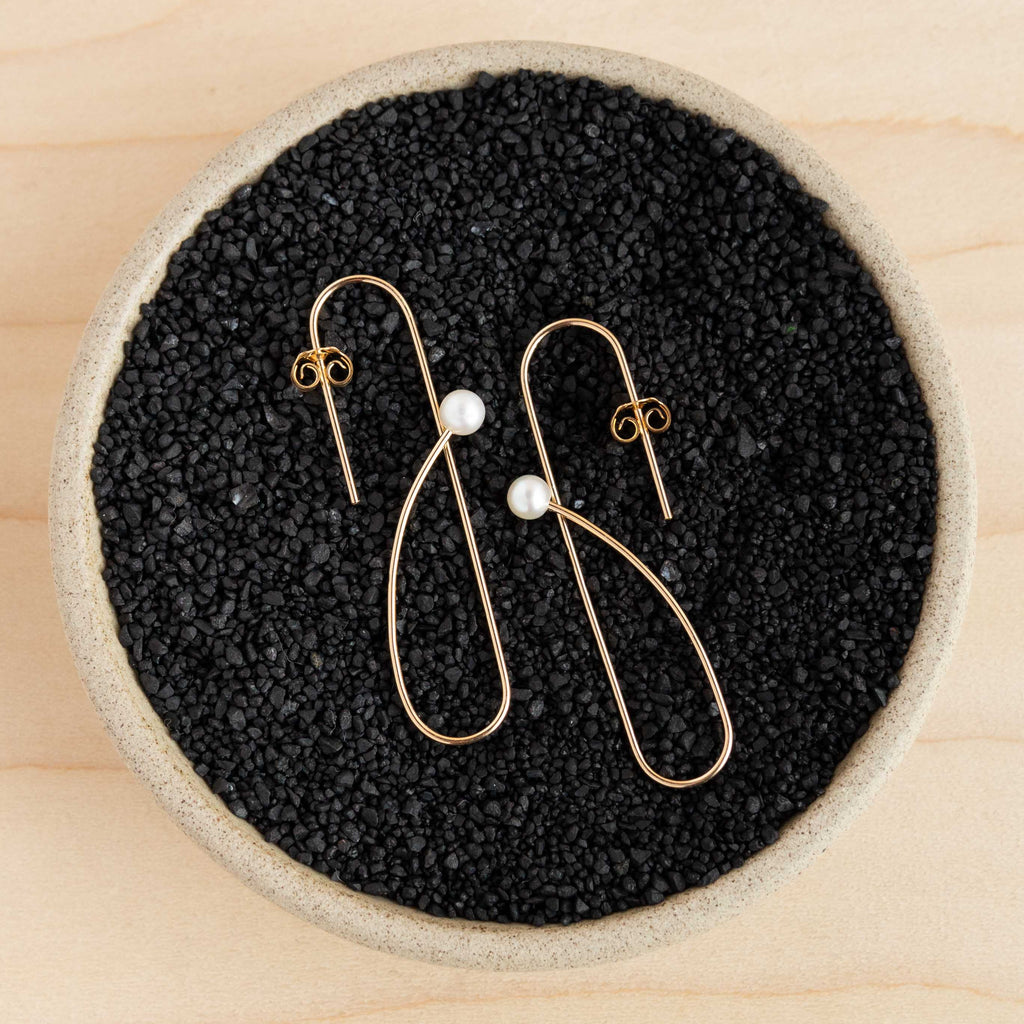 8.6.4: Cursive Threader Earrings