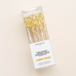 Hard Nectar: 5pc Set Lemon-Thyme Lollipops