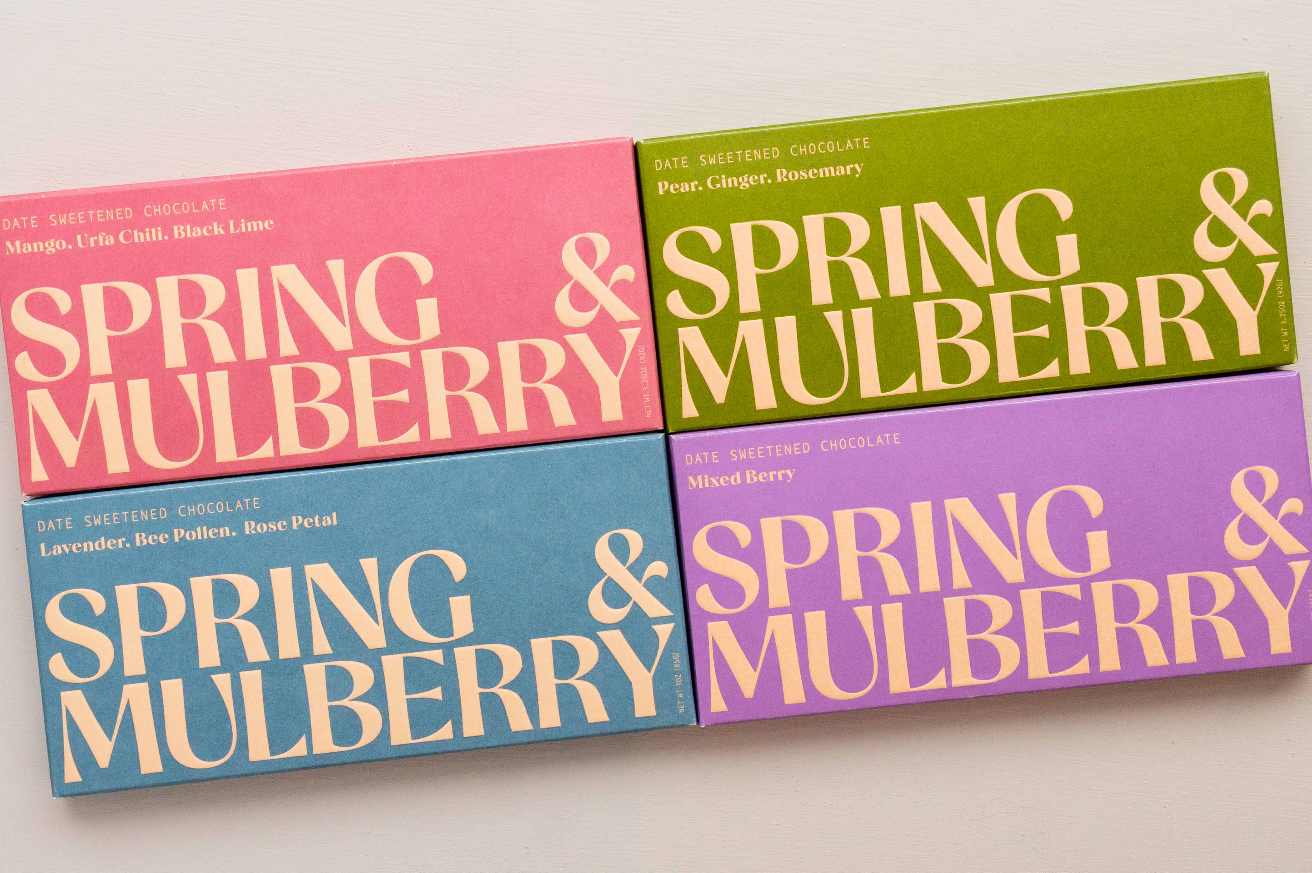 Spring & Mulberry: Date-Sweetened Chocolate Bar (3oz)