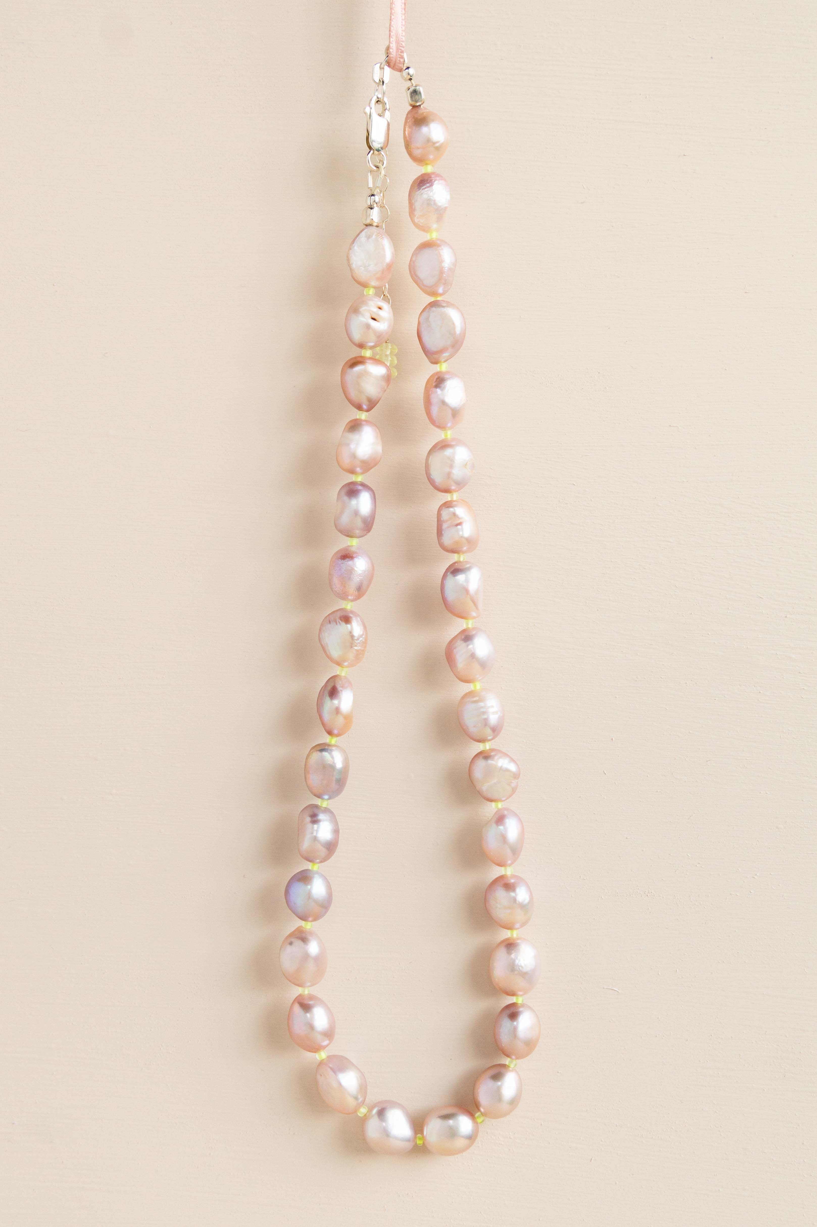 Rachel Sherwood: Lavender Pearl Necklace