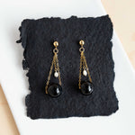 Rachel Sherwood: Coupe Earrings with Pearl
