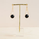 Rachel Sherwood: Coupe Earrings with Pearl