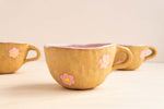 Earth and Her Flower: Pink Flower Teacup