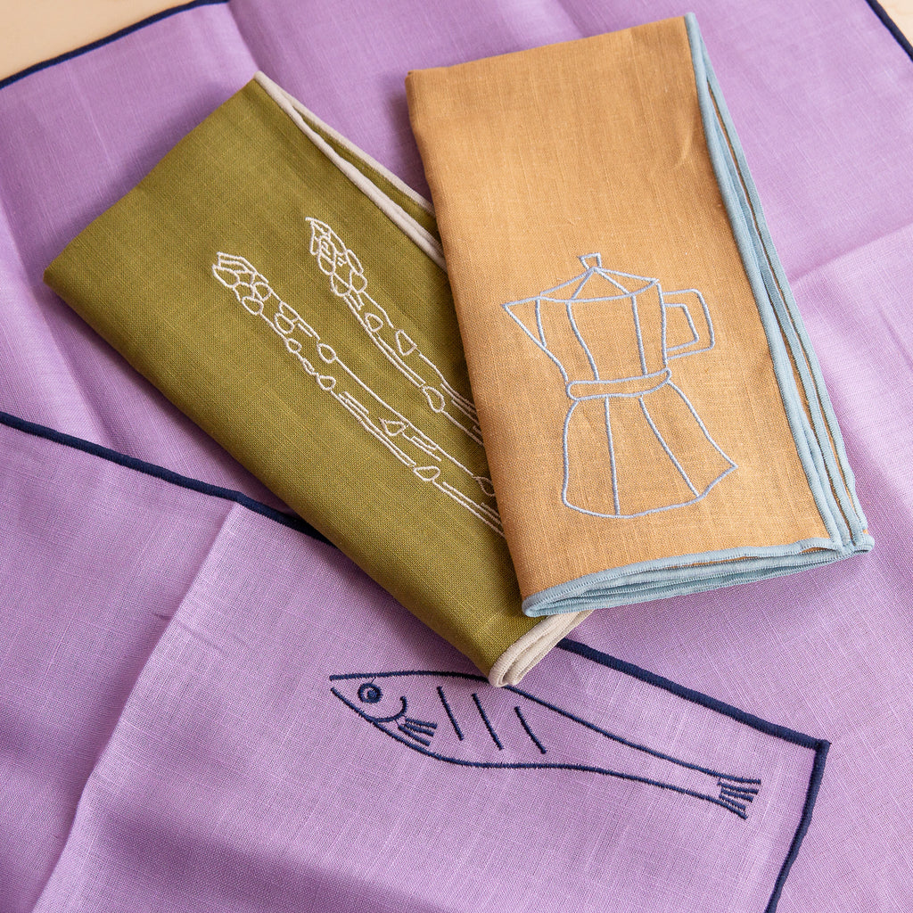 Maegen: Linen Blend Napkin Pair