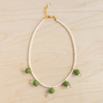 Altar Ware: Pimento Olive Pearl Necklace