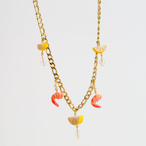 Altar Ware: Shrimp Cocktail Necklace