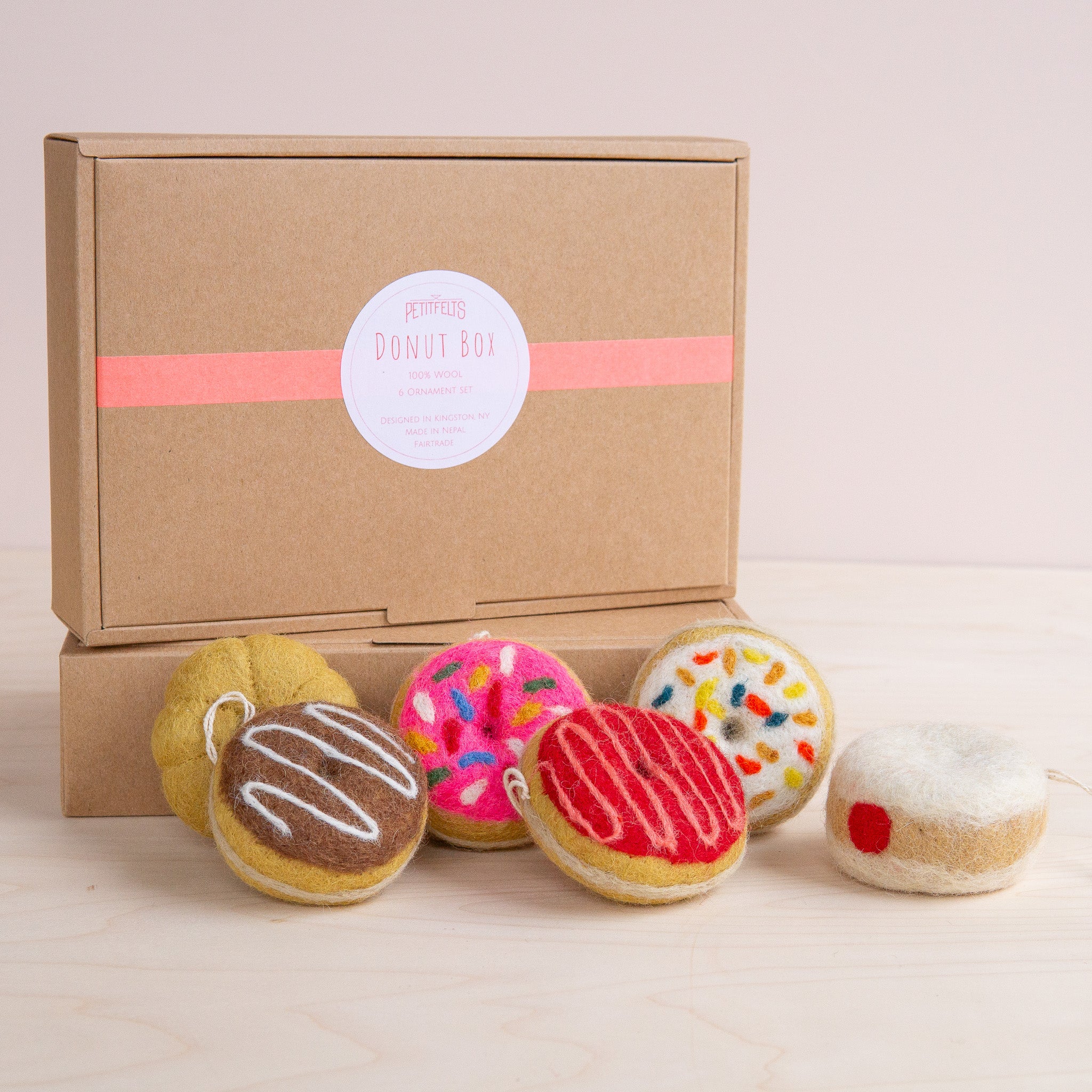 PetitFelts: Donut Ornament Set