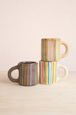 Melville Ceramics: Rainbow Stripe Mug