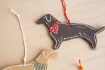 Melville Ceramics: Dachshund Dog Ornament