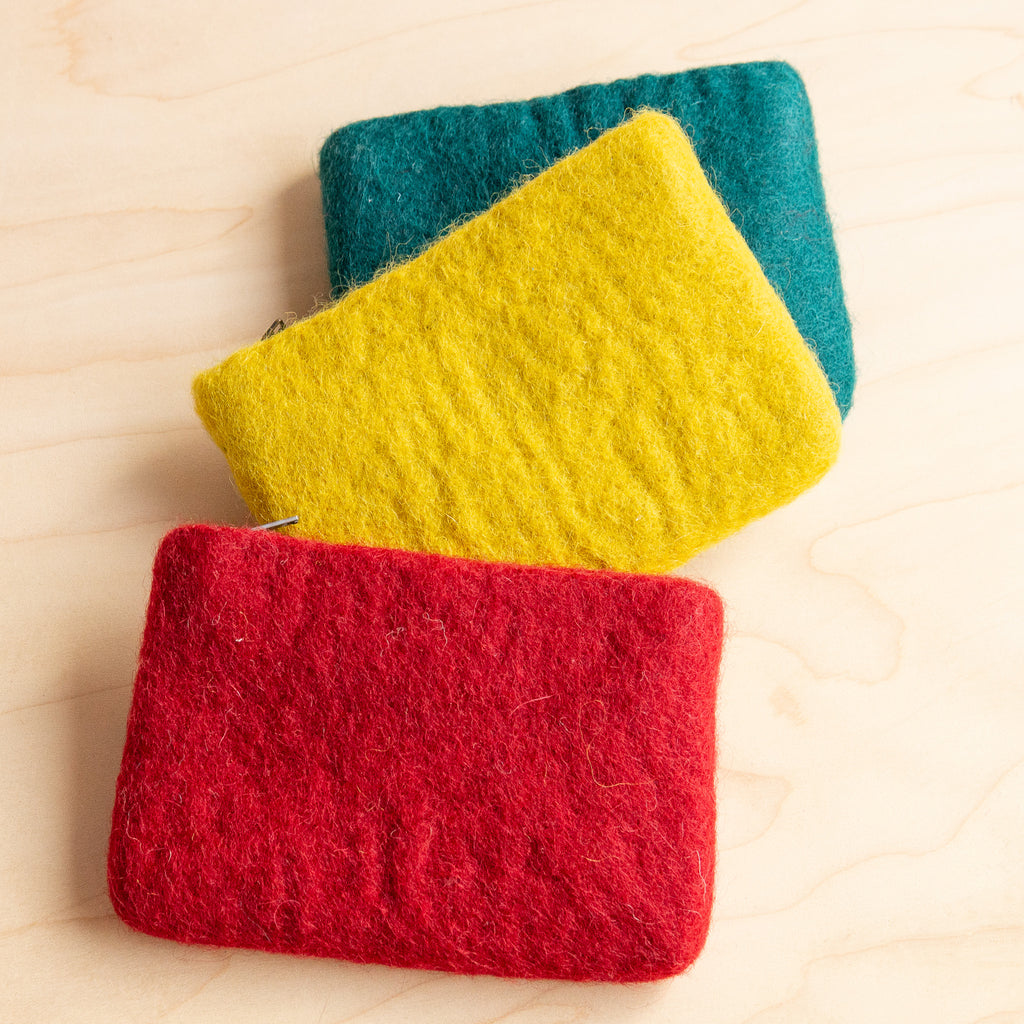 Civil Alchemy: Wool Coin Pouch