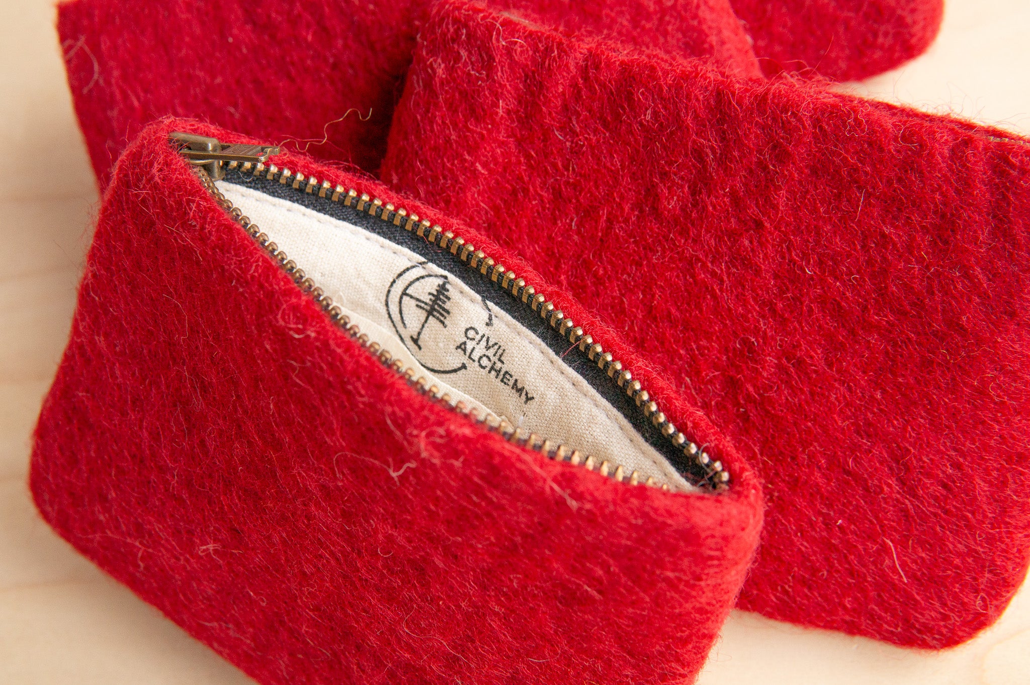 Civil Alchemy: Wool Coin Pouch