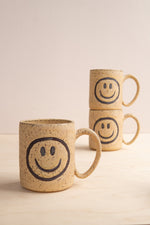 White Squirrel Clayworks: Smiley Face Mug