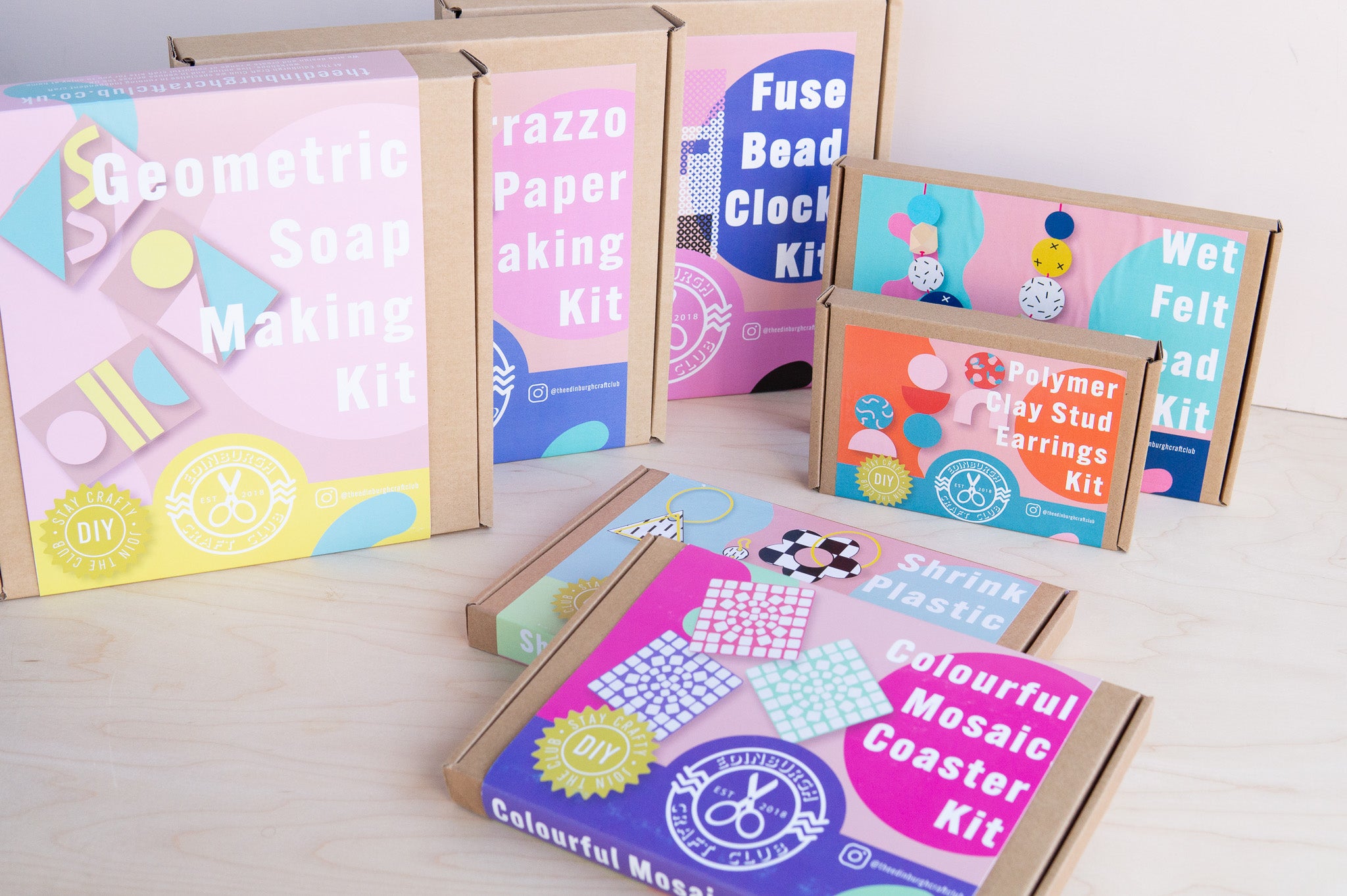 The Edinburgh Craft Club: Mosaic Coaster Kit
