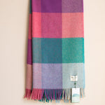 Bronte Moon: Merino Wool Block Check Throw