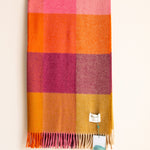 Bronte Moon: Merino Wool Block Check Throw