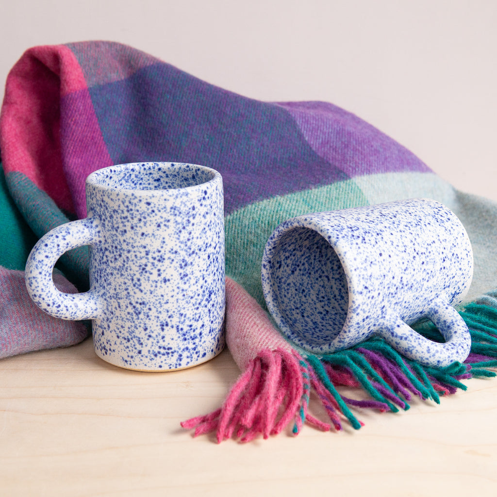 Garden Club Ceramics: Speckled Cobalt June Mug