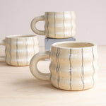 Garden Club Ceramics: Striped Wobble Mug