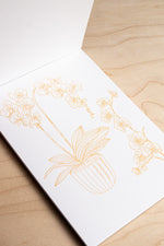 Grabie: Floral-Themed Watercolor Coloring Book