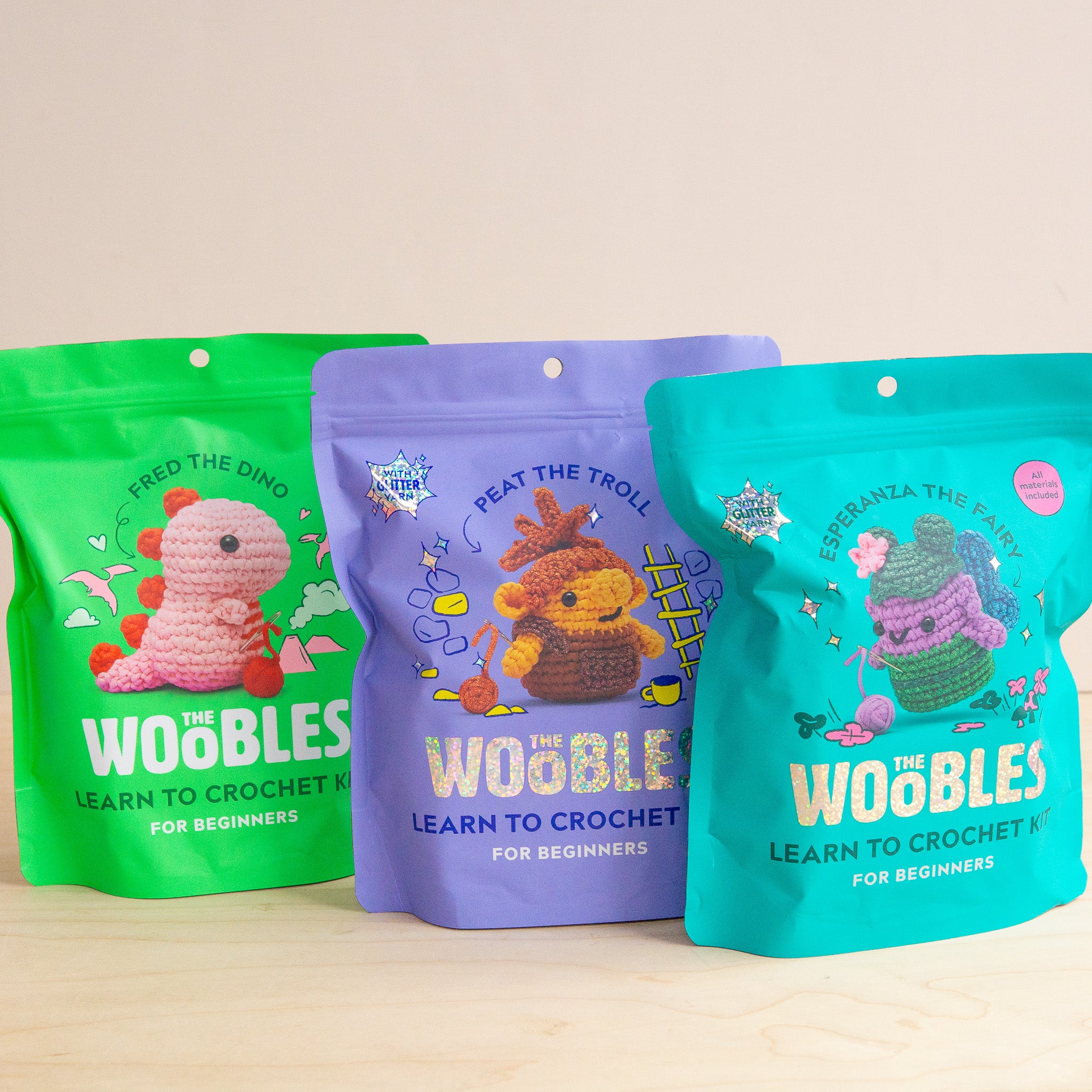 Woobels The Woobles: Beginner Crochet Kit (Various) – Mantel