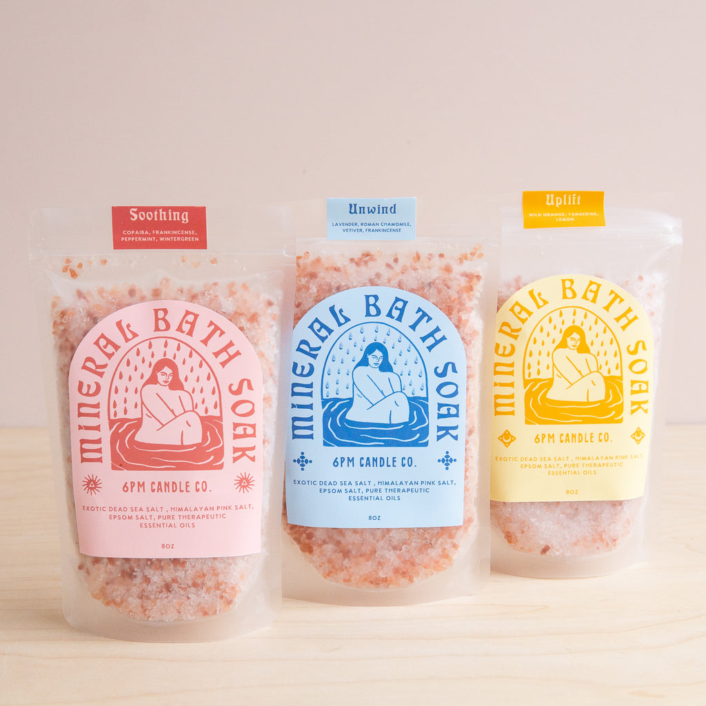 6pm Candle Co: Mineral Bath Soak