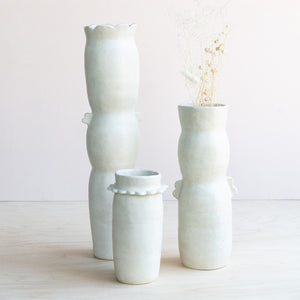 T. Stefanski: White Scallop Vase (Various)