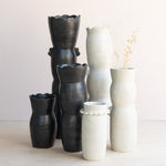 T. Stefanski: Black Scallop Vase (Various)