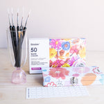 Grabie: Watercolor Set of 50 with Brushes