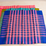 All Roads: Handwoven Grid Napkin Pair