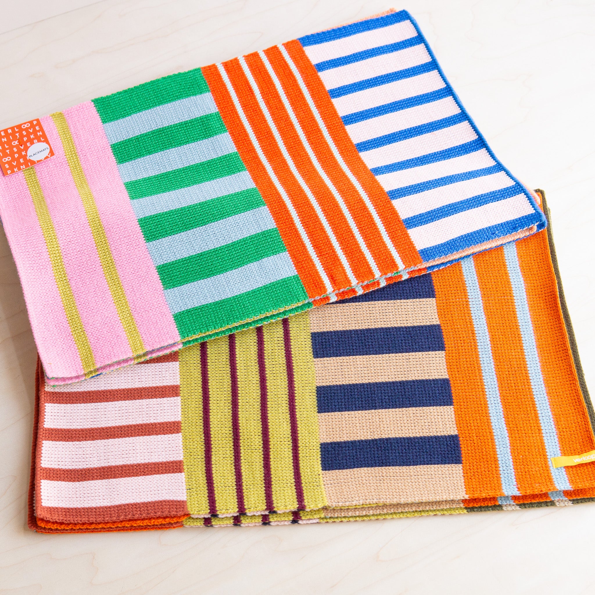 Verloop: Patchwork Stripe Placemat Set of 4