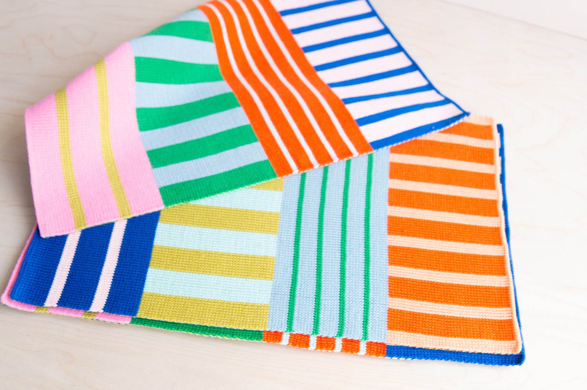 Verloop: Patchwork Stripe Placemat Set of 4