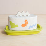 The Beige Motel: Shapes Butter Dish No. 3