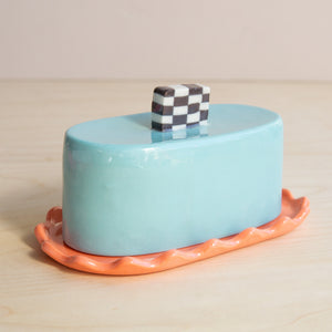 The Beige Motel: Shapes Butter Dish No. 2