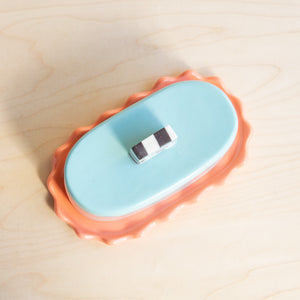 The Beige Motel: Shapes Butter Dish No. 2