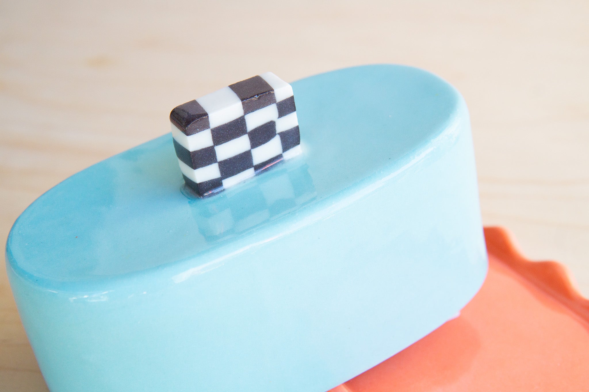 The Beige Motel: Shapes Butter Dish No. 2