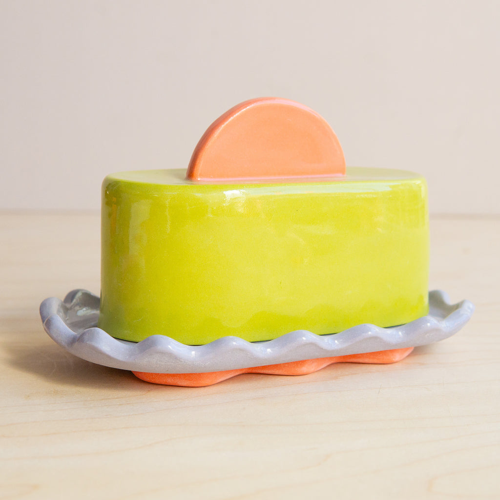The Beige Motel: Shapes Butter Dish No. 1
