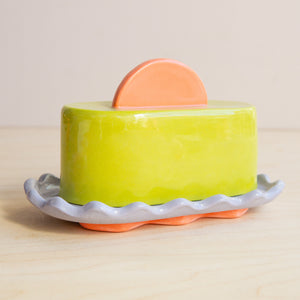 The Beige Motel: Shapes Butter Dish No. 1