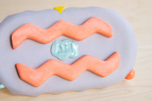 The Beige Motel: Shapes Butter Dish No. 4