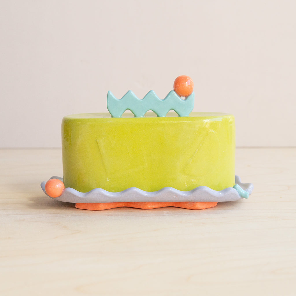 The Beige Motel: Shapes Butter Dish No. 4
