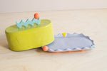 The Beige Motel: Shapes Butter Dish No. 4