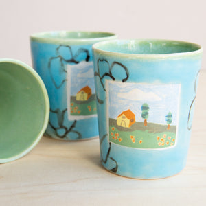 Juice Ceramics: Flower Villa Cup