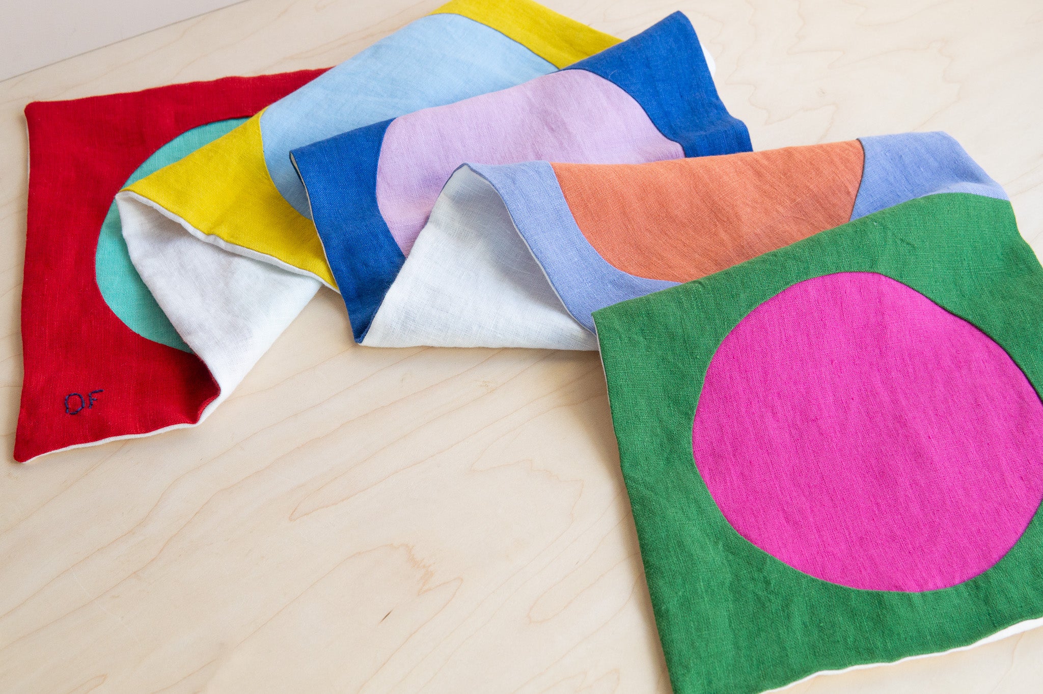 Danica Favorito: Circle Linen Table Runner (Various)
