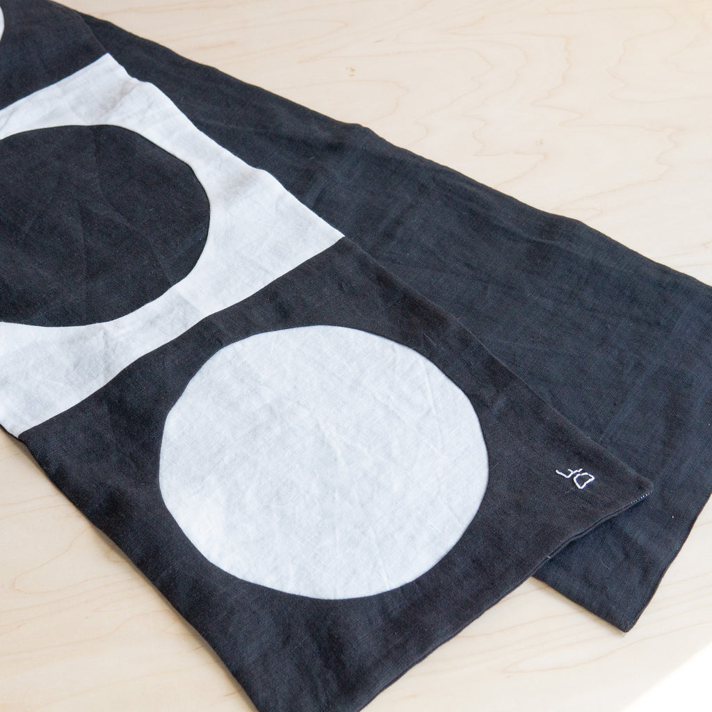 Danica Favorito: Circle Linen Table Runner (Various)