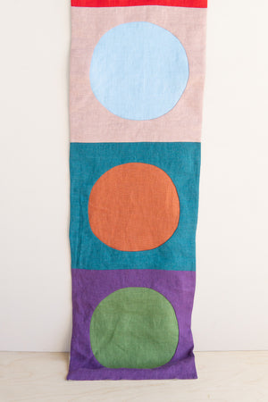Danica Favorito: Circle Linen Table Runner (Various)