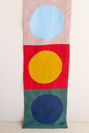 Danica Favorito: Circle Linen Table Runner (Various)