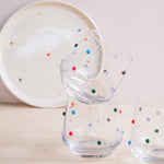 Confetti Beaded Wine Glass