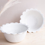 Sandbox Ceramics: Scalloped Serving Bowl