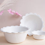 Sandbox Ceramics: Scalloped Serving Bowl