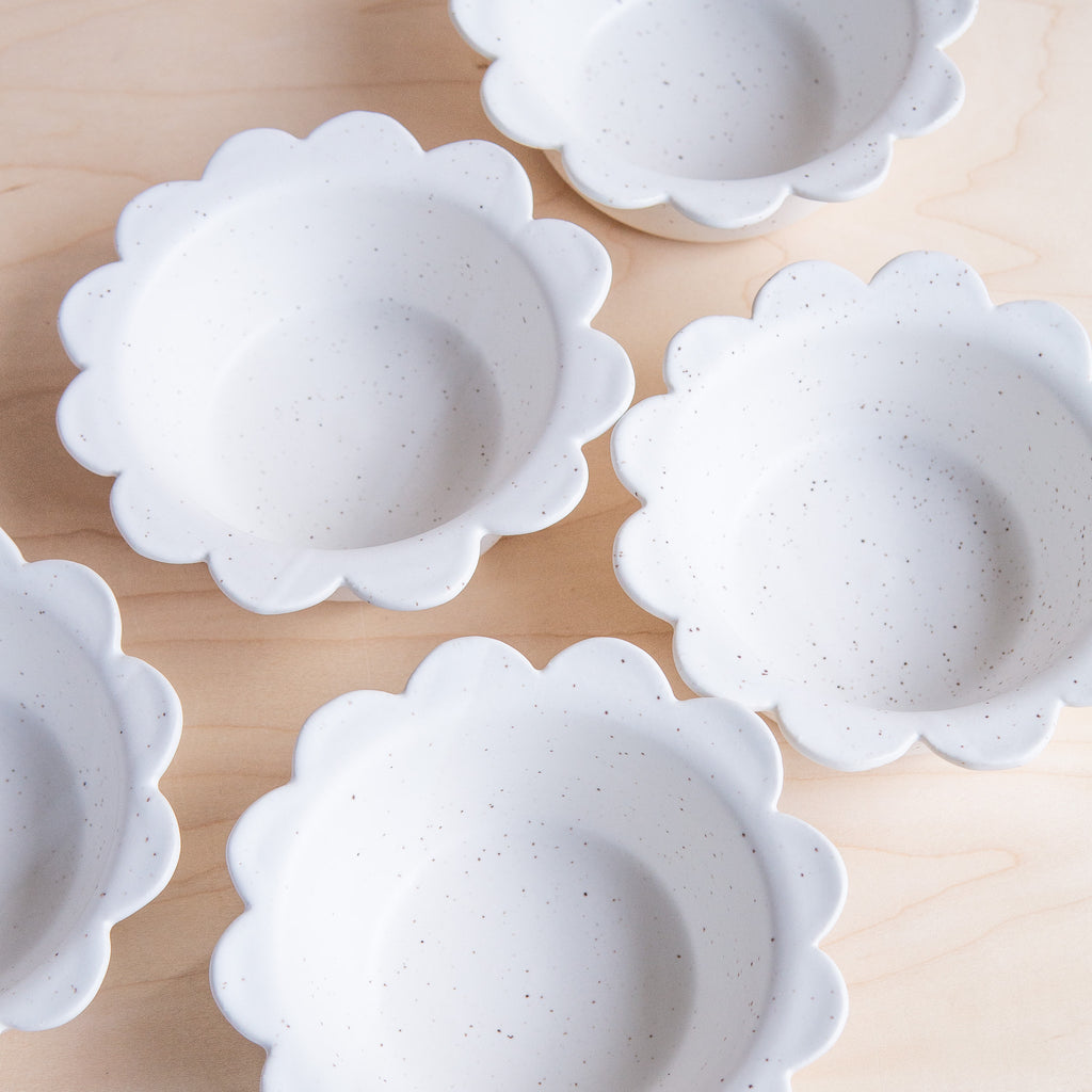 Sandbox Ceramics: Scalloped Snack Bowl